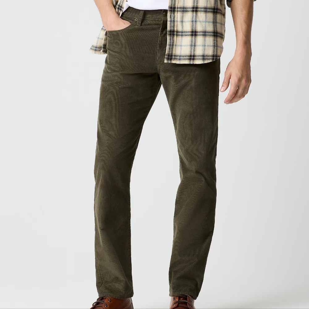 J. Crew Men's Straight-Fit Corduroy Pant New Size 32x34